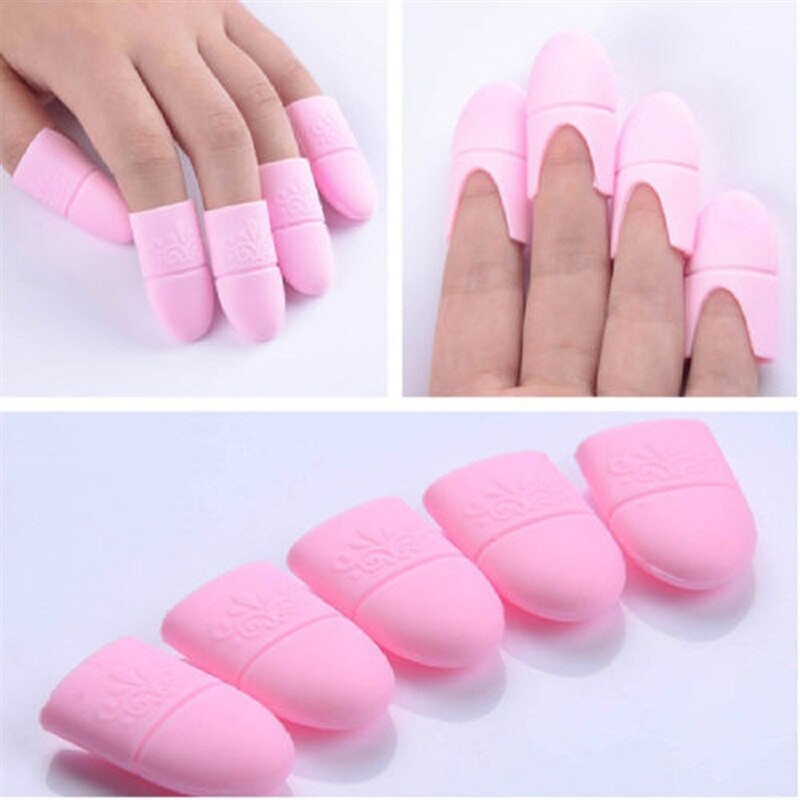 Siliconen Nail Art Losweken Cap Clips Vernis Uv Gel Polish Remover Wrap Tool Nail Wipes Manicure Gereedschap Accessoires