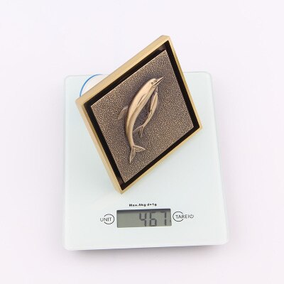 Vidange de sol antique en cuivre | Égouttoir de sol anti-odeur, douche de sol authentique, douche de sol noire