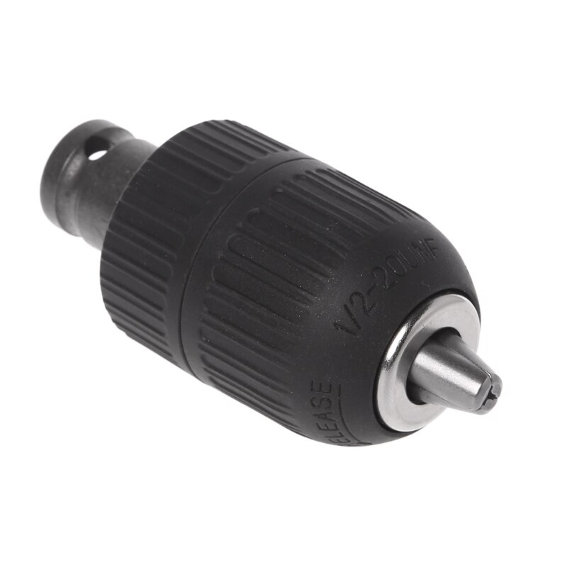 2-13mm Self Locking Keyless Drill Chuck Clip 1/2'' Self Tightening Adapter Tools