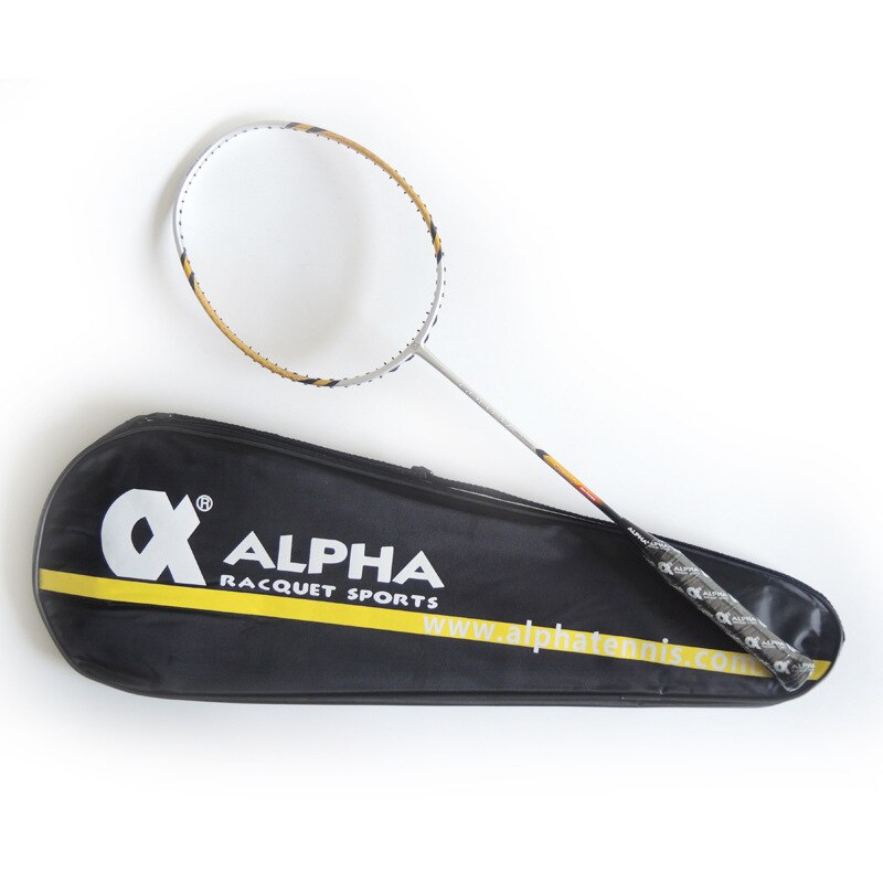 Alpha Ball tasche Badminton schläger Sport tasche 2 stücke schläger wasserdichte PU leder schulter tasche schwarz