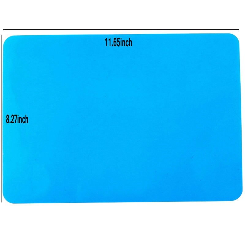 Epoxy Resin Jewelry making tools Silicone Workbenches Plastic beaker UV flashlight sticks Disposable Cup Handmade Craft Supplies: Silicone pad-blue