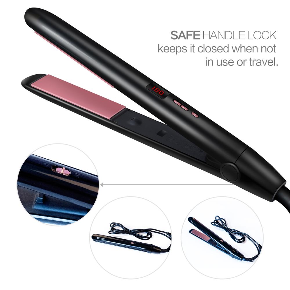 Flat Iron Hair Straightener Straightening Iron Tongs Ironing For Hair Styling Plank Crimper Styler Curling Iron