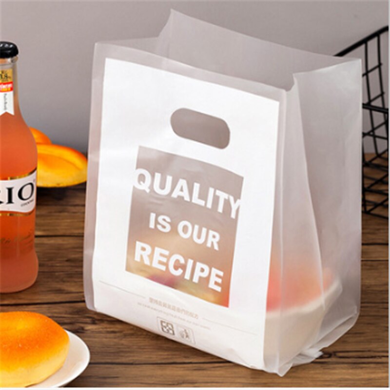 20*30cm engangs plastik emballage bage emballage pose køkken tilbehør dessert takeaway taske køkken gadgets jul