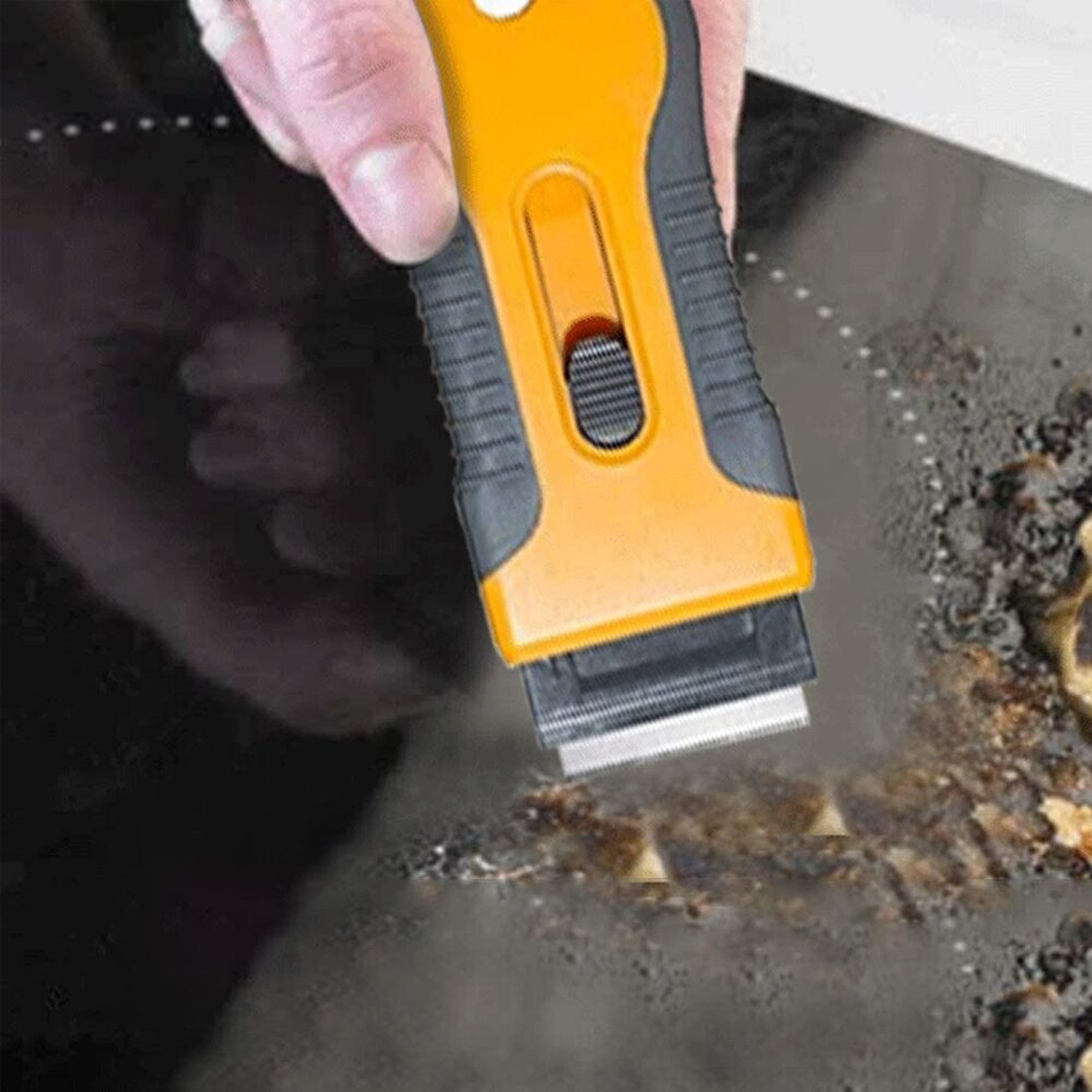 Window Tint Ceramic Glass Oven Razor Scraper Plastic Handle Razor Scraper Ceramic Glass Oven Window Tinting Tool Blade