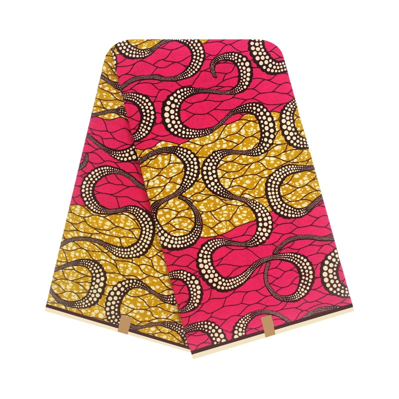 Gegarandeerd Ankara Wax Gele Kleur Afrikaanse Wax ... – Vicedeal