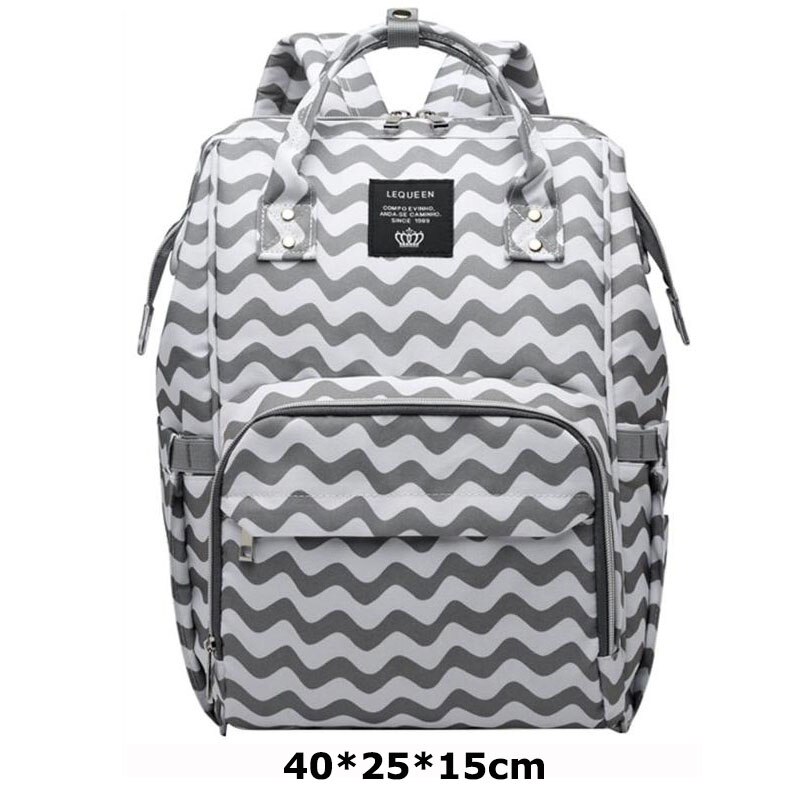 LEQUEEN Brand Baby Diaper Mummy Bags Large Capacity Maternity Nursing Diaper Bags infant Nappy changing bag Backpack Baby Care: 3