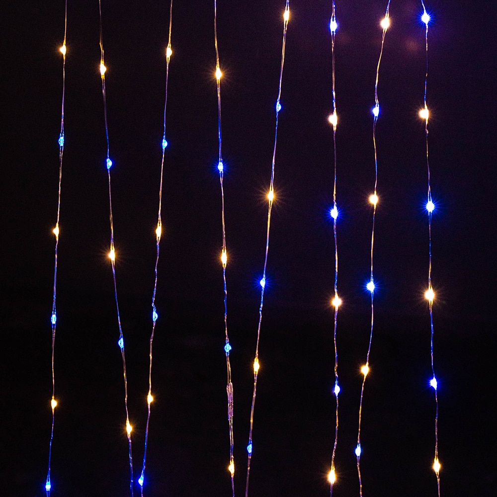 1000 LEDs Blue Warm White Fairy string Lights Wateproof Adapter for Tree Outdoor Christmas Wedding Garden Decoration