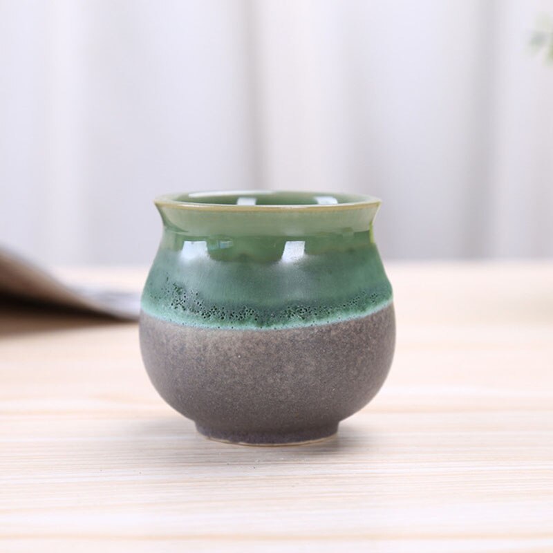 Stijl Keramische Bubble Glazuur Duim Bloempot Mini Vetplanten Bloempot Pocelain Bonsai Pot met een Gat Huis Tuin: 3