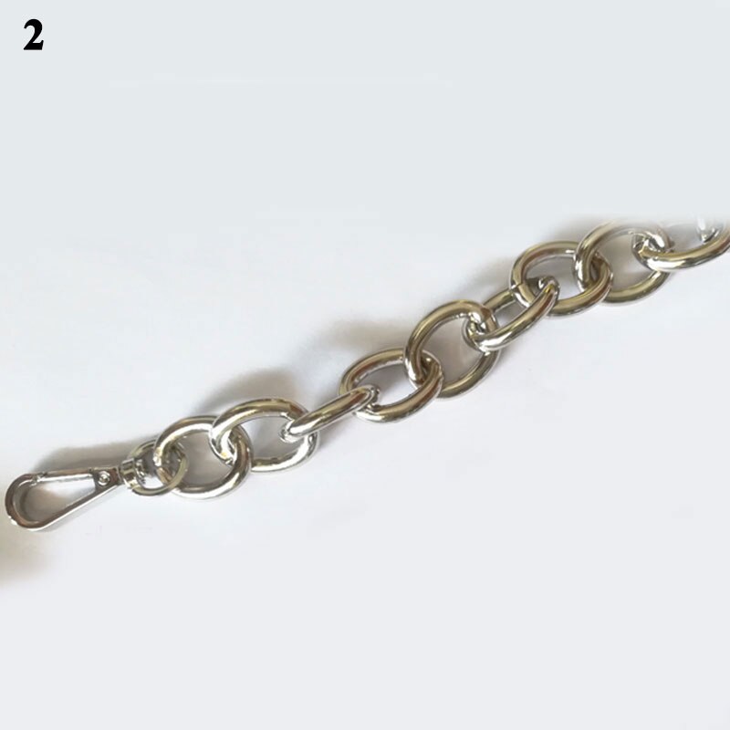 30Cm Vervanging Metalen Ketting Voor Handvat Tas Handtas Antiek Brons Zilver Gouden Diy Accessoires Voor Bag Riem Hardware: 2