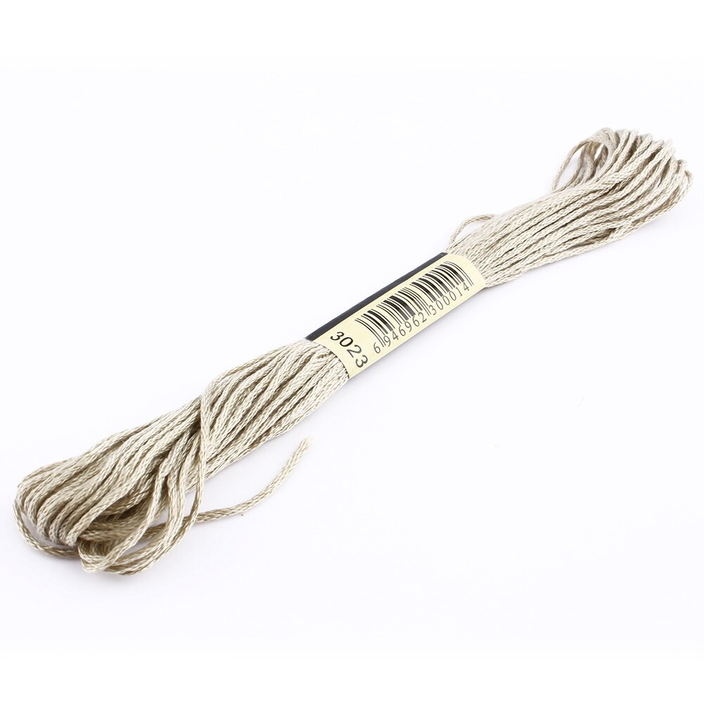 Madejas de algodón multicolores para punto de cruz, hilo de bordar, costura, cada madeja tiene un largo de unos 8 metros, 100 unidades