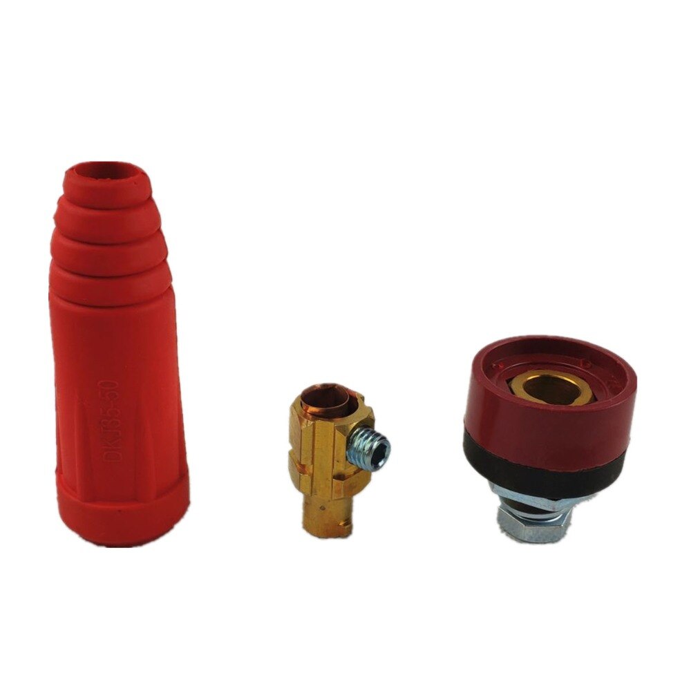 Quick Fitting Cable Connector Plug Socket DKJ10-25 DKJ30-50 MIG MMA TIG Welding Machine Real Copper Rubber