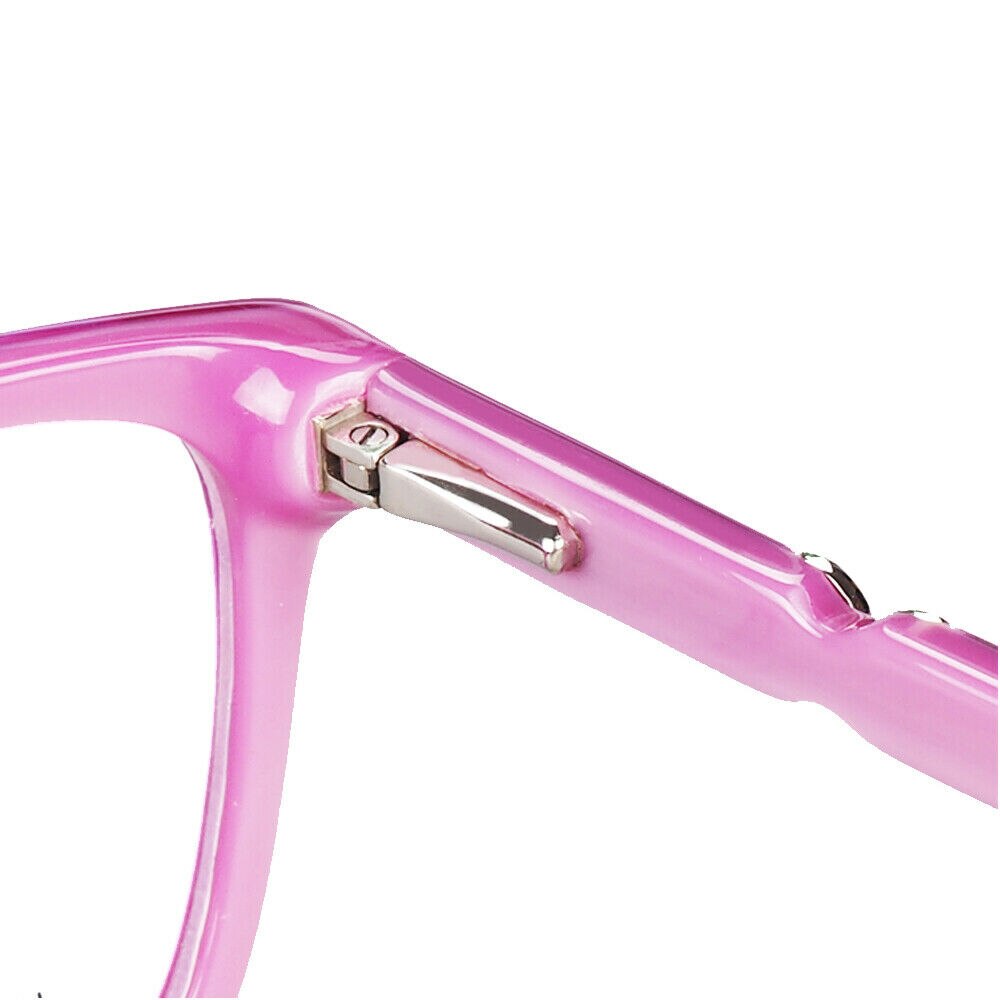 Monturas de gafas cuadradas a la para mujer, lentes ópticas con de ojo de gato, graduadas, en colores rosa, amarillo, azul y rojo