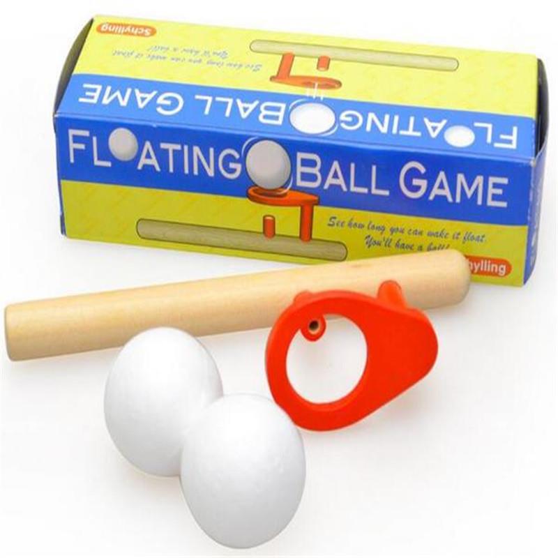 Divertido juguete que sopla el equilibrio flotante flauta bola juguete bebé Chlid jugando