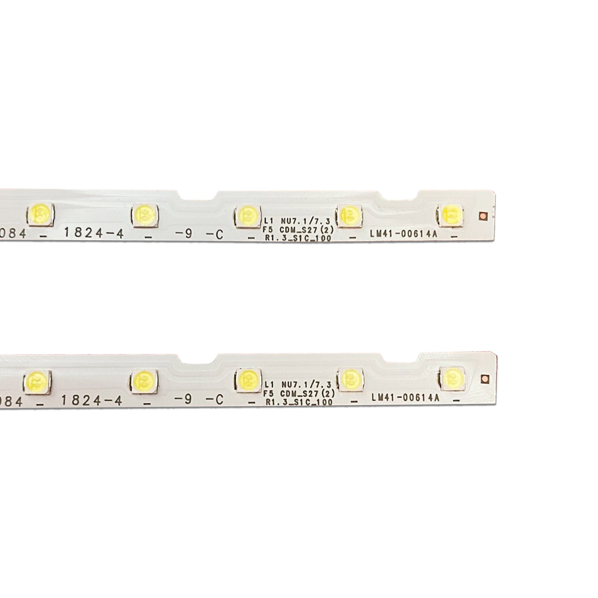 Tira de luces LED de iluminación trasera, accesorio para Samsung UE65NU7100U UN65NU7100 UA65NU7100 UE65NU7200 UE65NU7300 UE65NU7170 UE65NU7020 UE65NU7092, 2 unidades