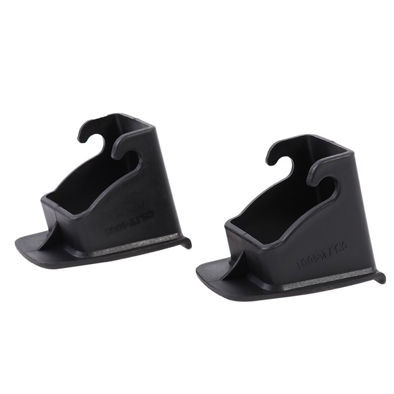 Conjunto de guías ISOFIX para asiento de bebé, accesorios de para asiento de coche, cinta de pestillo, conector, ranura de guía Universal, 1 par: Black
