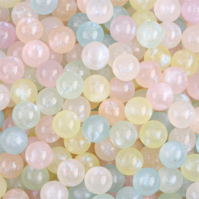 50pcs 10mm Mermaid Color Shiny Star Beads Acrylic Loose Spacer Beads For Jewelry Making Diy Charms Bracelet Necklace Earrings