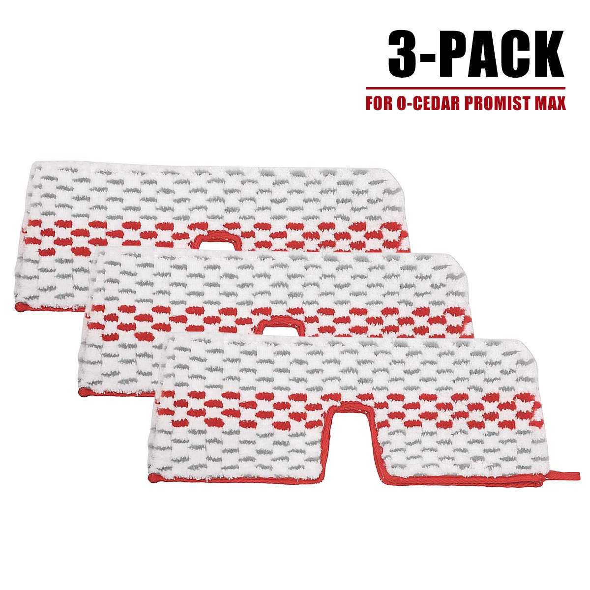 Lot de 1/3/5 têtes de rechange pour balai à franges en microfibre, pour balai à franges vileda o-cedar: 3 pièces pour promist max