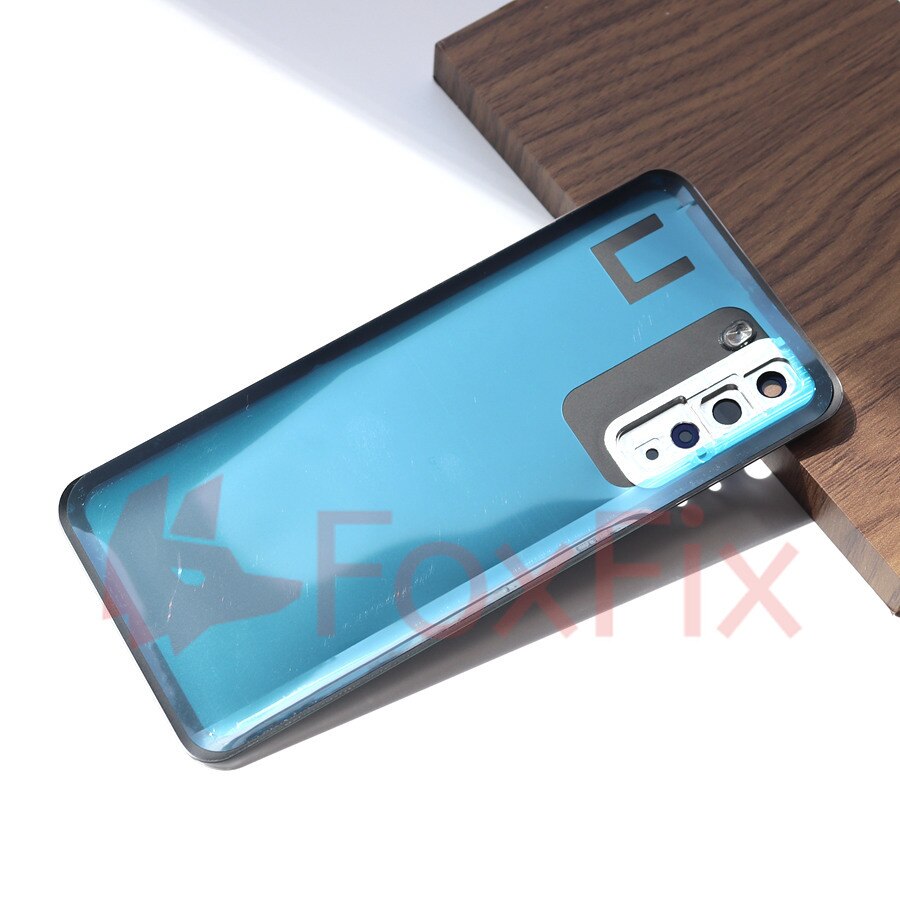 Tylna szklana pokrywa dla Huawei P40 Lite 5G pokrywa baterii tylna szklana obudowa tylna obudowa zamiennik dla honoru 30S rosja edycja