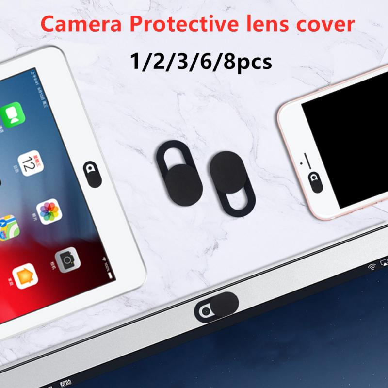 1/2/3/6/8pcs PC Mobile Anti-peeping Protection Privacy Cover Ultrathin Camera Protective Lens Cover For Notebook PC Cellphones