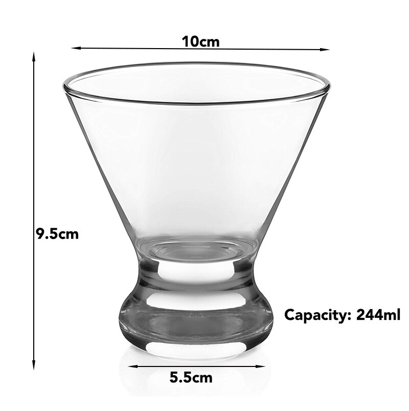4 stk kosmopolitisk martini-glas cocktailglas sæt of 4