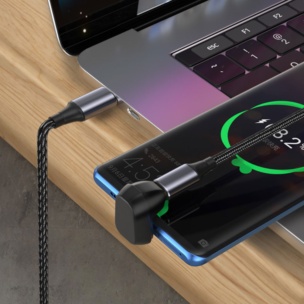 Adattatore dati USB 2.0/4.0 40Gbps Mini U Shape USB C convertitore cavo da femmina a maschio 100W veloce 8K 60Hz tipo C per Thunderbolt 3/4