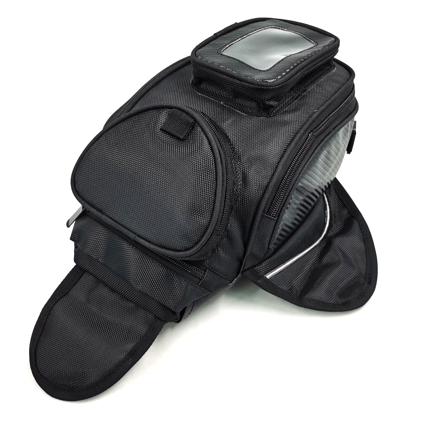 MR CHAOS Motorcycle tank bag Oil Fuel Bag Magnetic moto saddle luggage GPS Phone Bag Bigger Window suitcase For iphone Samsung: YELLOW