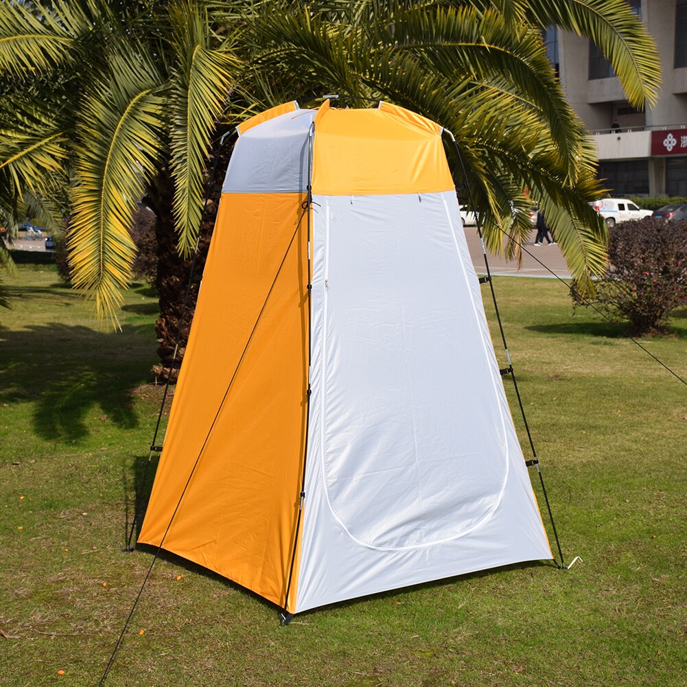 Dobbelt lag vandtæt anti uv turist telte vandtæt omklædningsrum anti-uv udendørs camping bruser badetelt