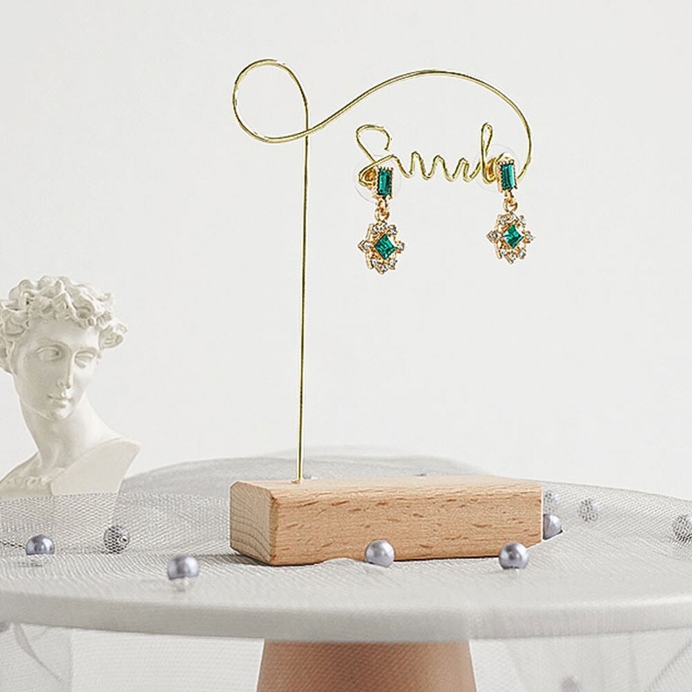 Jewelry Shelf Photography Props Necklace Earrings Jewelry Set Show Shelf Shooting Decoration Items Background Prop