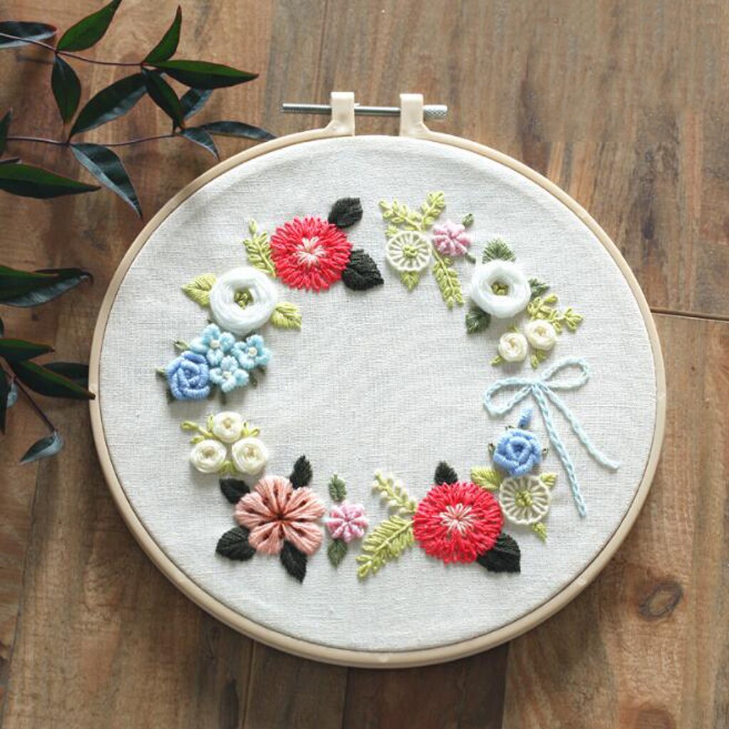 Flower Embroidery Kit Chinese Traditional Full Set Of Cross Stitch Beginner Kits