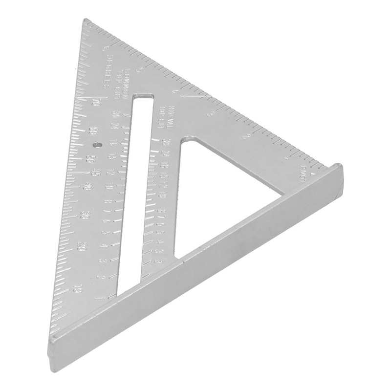 7inch Aluminum Alloy Measuring Right Angle Ruler Woodworking Tool