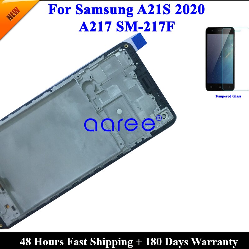 Lcd-scherm Voor Samsung A21S Lcd Voor Samsung A21S A217 SM-A21F Lcd-scherm Touch Digitizer Vergadering