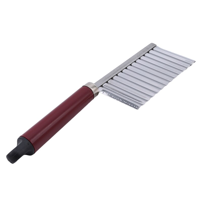 Aardappel Golvende Randen Mes Roestvrij Staal Keuken Gadget Groente Fruit Snijden Snijden Dunschiller Koken Gereedschap