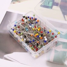 250pcs Round Glass Ball Head Pins DIY Quilting Tool Sewing Accessories School Office Stationery