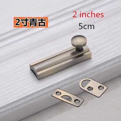 Professionelle Durcheinander Türen Rutsche verriegeln sperren Fenster Bronze- Riegel Möbel Verdeckte Schlösser Schlecht Bolzen Staub Beweis Rohr: 2