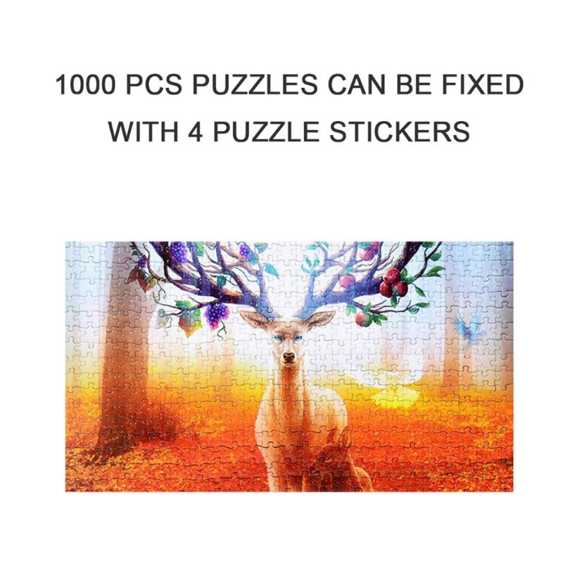 Grand Film de protection pour Puzzle 4/10/20 pièces, grandes feuilles de colle, adhésif Transparent, jeu de support