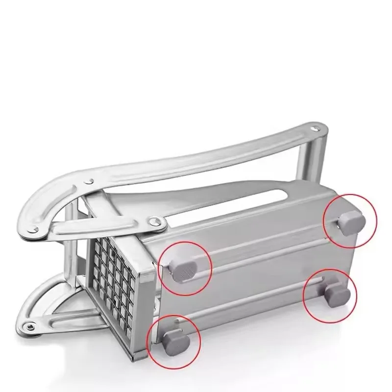 Manual Potato Cutter Meat Chopper Dicer Cutting Machine Stainless Steel French Fries Slicer Potato Chips Maker Tools for Kitchen