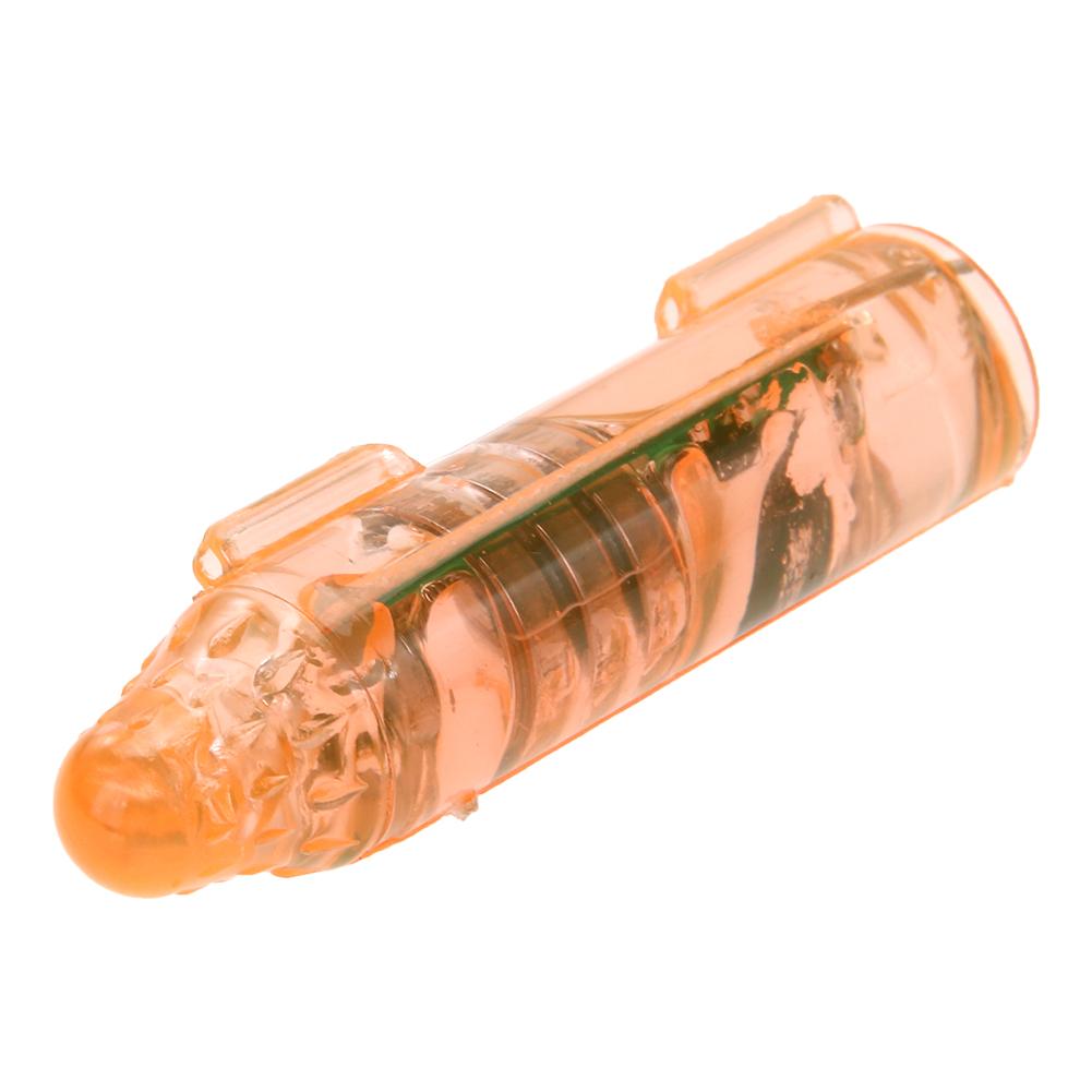 Underwater Mini Fish Attraction Indicator Lure LED Flashing Light Bait Fishing Tools: Orange Button cell 