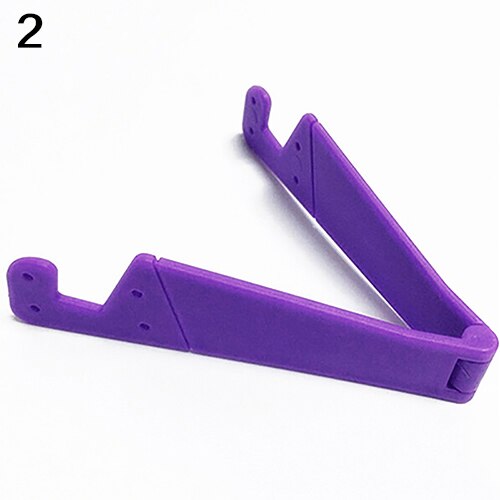 V-Shaped Universal Foldable Mobile Cell Phone Stand Holder for Smartphone & Tablet Adjustable Support Phone Holder: Purple 