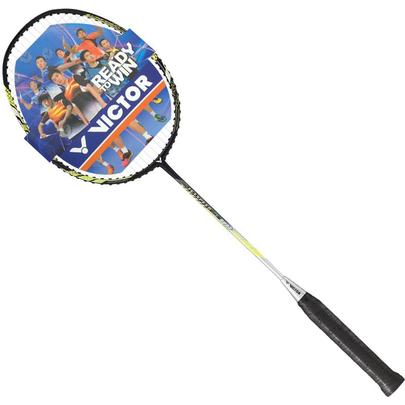 Victor JS-5133 JS-5233 Carbon personeel Badminton Racket Raquette Badminton Met zak Raquette De Badminton: JS 5233