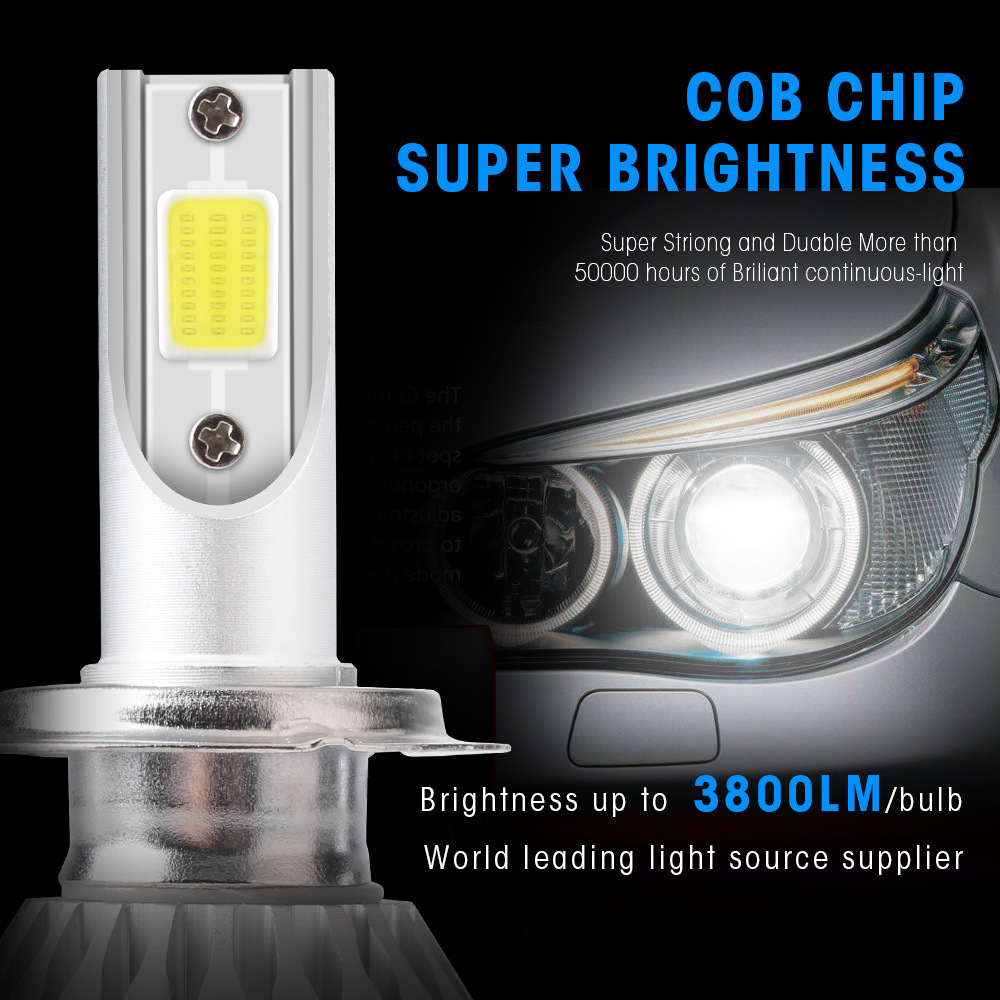 Koplampen H7 H4 H1 H11 Led Autolichten 6000k Auto Lamp Voor Auto Koplamp Lamp Koplamp Led lampen Led Lampen N7 H11 Fog Led