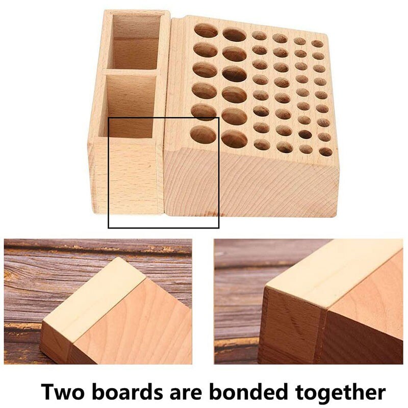 Leather Tool Storage Shelf Box Holder Organizer Leathercraft Rack Stand Wooden Leather Craft Rack Holder