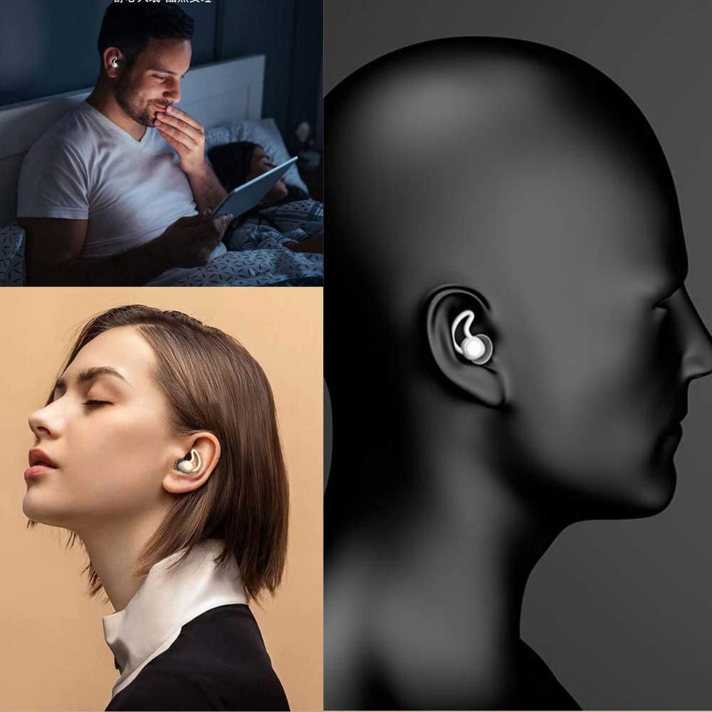 Earplugs Protection Silicone Reusable HF Anti-Noise Ear Plugs For Sleeping Snoring Noise Reduction Hearing Protection