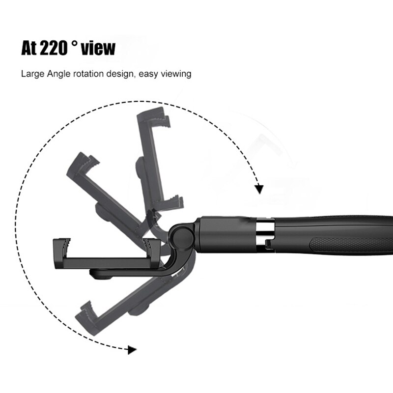 Kabelloser bluetooth-selfie-stick, tragbarer handyhalter, ausziehbares mini-stativ für ios- und android-smartphones