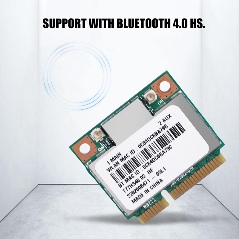 Ar5b22 Dual Frequency 300M Wireless Network Card + 4.0 Bluetooth Combo, Suitable For Laptop, Desktop, All-In-One