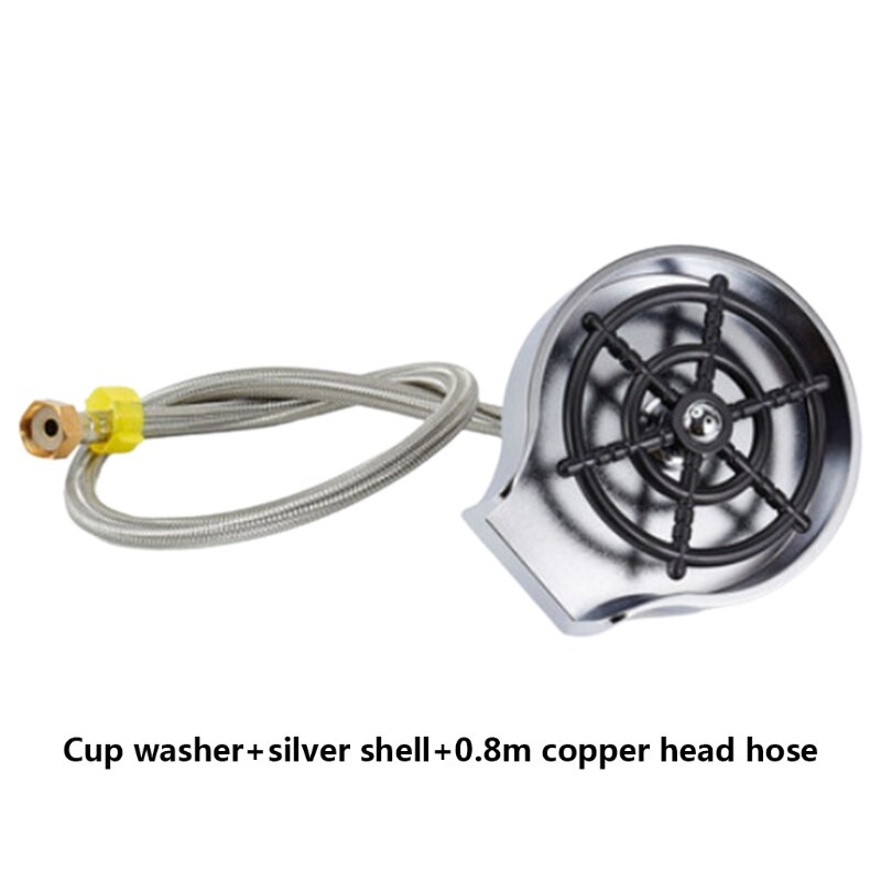 Glass Washers Pitcher Rinser for Home Bars Works for Various Water Cups Cleaner Attachment Faster and Easier to Use