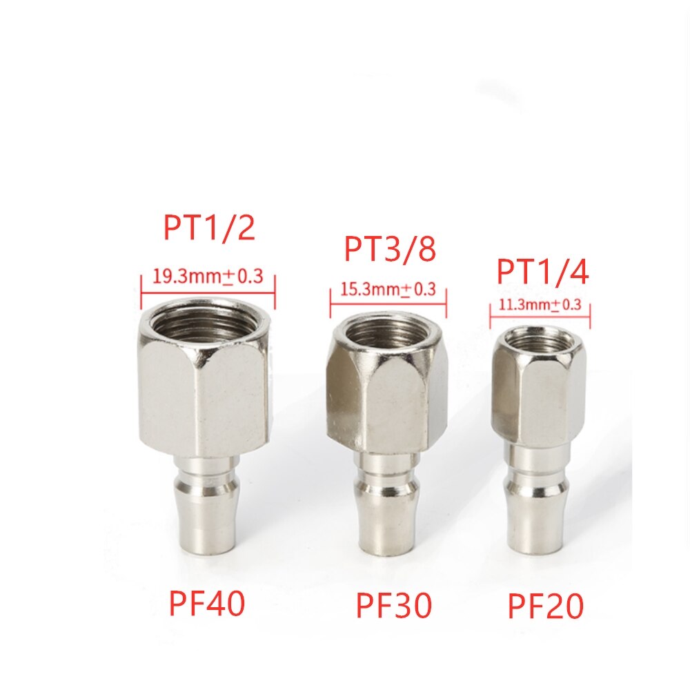 1Pcs von C art self-locking luft schlauch quick connector air kompressor teile Anschluss schlauch PP SP PF SF PH SH PM SM 10 20 30 40: Lila / 1/2"