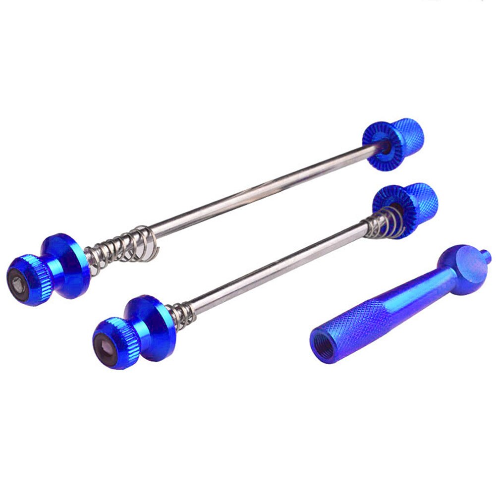 Road Bike Quick Release Set Hub Anti-theft Cycling Axle Lever Outdoor For Bicycle Easy Install Safety Aluminum Alloy Front Rear