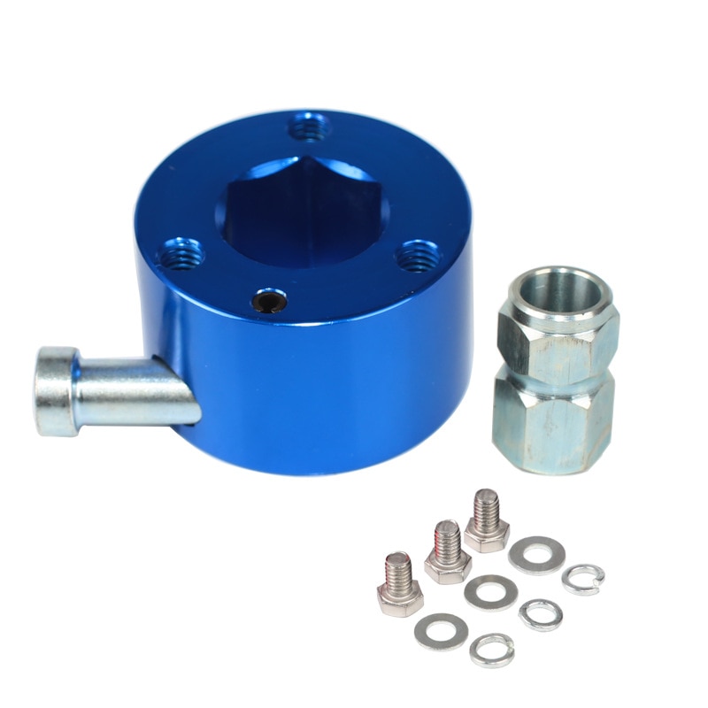 Steering Wheel Quick Release Disconnect Hub 3/4" Shaft Size: Blue