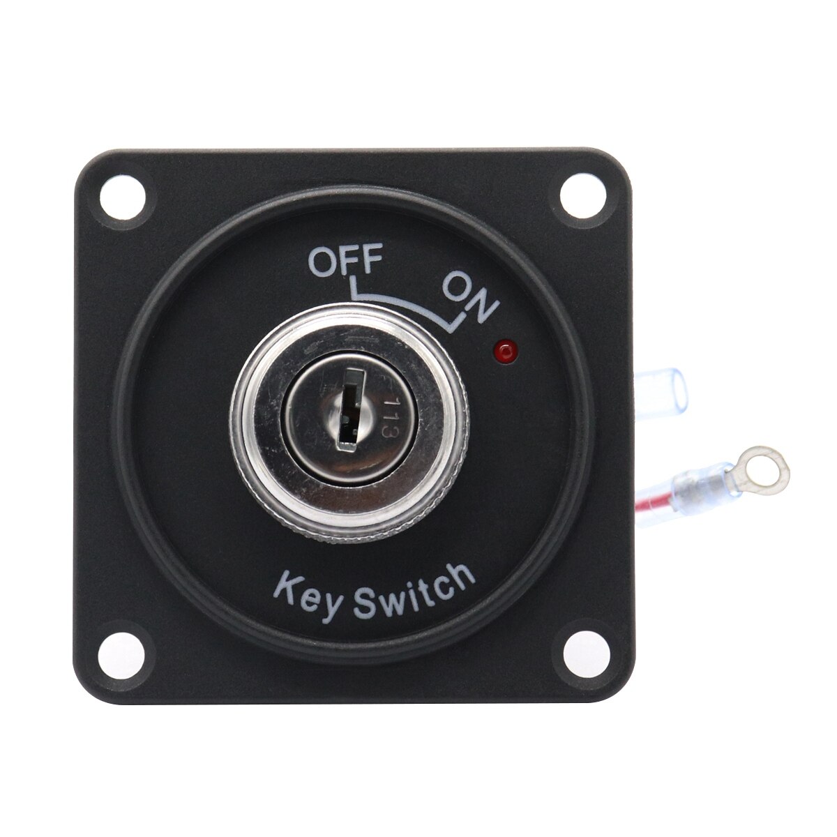 Universele 12V Auto Boot Motorfiets Ontsteking Starter Contactslot Panel 2 Positie Met 2 Sleutels