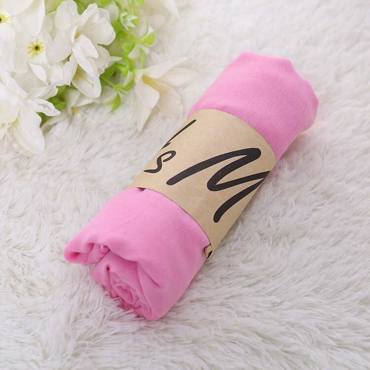 Écharpe de de Styliste pour Femme, Foulard de Créateur en Coton, Convient comme Hijab, Châle, Pashmina et Paréo de Plage, Bandana à Porter Autour du Cou, Modèle Noir pour Homme: Pink